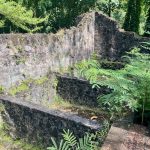 Wasserbecken, die aus dem Fluss gespeist wurden.